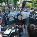 Protest podrške Nikolini Sinđelić: „Neću biber-sprej, hoću da me štiti policija i zakon“