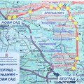 Autoput Beograd-Zrenjanin-Novi Sad biće dužine 105 km, sedam petlji, četiri velika rečna prelaza