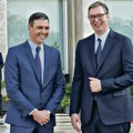 "Prijatelju, uveren sam da ćemo raditi na daljem jačanju veza naših zemalja" Vučić čestitao Sančezu izbor za premijera…
