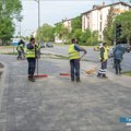 Završni radovi na rekonstrukciji dela trotoara na Bulevaru „Veljka Vlahovića“