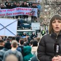 "Sveštenik se popeo na policijski kombi, pa poručio samo jedno" Kurir televizija zabeležila scene sa protesta u Kočanima…