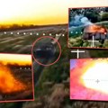 Ukrajinski oklopnjak očajnički juri preko njive, rastura ga roj ruskih dronova! Horor snimak sa fronta, kraj je nešto…