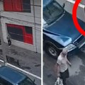 Snimak pljačke usred bela dana na Vračaru: Čovek juri lopova, pa ga hvata za majicu, a predmeti samo ispadaju