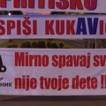Protest na Konjarniku: Blokirana raskrsnica Ustaničke i Vojislava Ilića