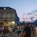 Protest podrške uhapšenima ispred Višeg suda u Valjevu