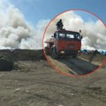 Požar na Gradskoj deponiji u Vrbasu lokalizovan : Još uvek se ne zna uzrok izbijanja požara (foto)