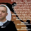 Inđija: PK Železničar u subotu organizuje humanitarnu prodaju majica za Nemanju