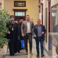 Mitropolit Arsenije u Čačku: Posle obilaska Hrama Vaznesenja razgovarao sa gradskim čelnicima