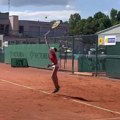 Velika nada novog sada i srpskog tenisa u društvu legende gorana ivaniševića Luna Vujović na egzibiciji u Zagrebu