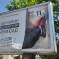 Уништен билборд опозиције у Новом Саду