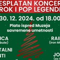 Beogradska zima – besplatan koncert rok i pop legendi