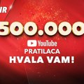 Nova pobeda Kurira – Više od pola miliona pratilaca na Kurir YouTube kanalu!