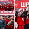 Fudbalerima zvezde dodeljen pehar: Na Marakani proslavljena titula šampiona Srbije