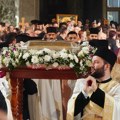 Ispraćene mošti Svetog Save iz Beograda: Liturgiju služio patrijarh Porfirije