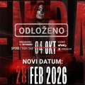 Pomeren Senidin koncert u Hali SPENS – Novi datum 28. februar 2026.