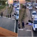 Akcija policije kod Mostarske petlje, policija oborila muškarca na pod. Sumnja se da je kod njega pronađen i pištolj (video)