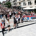 Protestna šetnja u Kosovskoj Mitrovici u znak podrške Milunu Milenkoviću