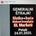 Kompanija Swisslion se priključila generalnom štrajku