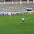 Arnautović i Radonjić radili u paru: Vreme na Pafosu nije idealno, ali Miloje i za to ima rešenje! (video+foto)