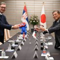 Predsednik Republike Srbije Aleksandar Vučić sastao se sa predsednikom Vlade Japana Šigeru Išibom.