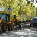 Isipiranje ulične mreže na Bulevaru Svetog cara Konstantina