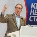 "Da ih pobedimo za našu decu i našu budućnost": Snažne poruke predsednika Vučića iz Kraljeva (foto/video)