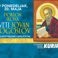 U ponedeljak, 20.maja, ne propustite poklon – Ikona Sveti Jovan Bogoslov