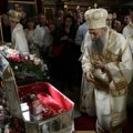 Ispraćene mošti Svetog Save posle liturgije koju je služio patrijarh Porfirije