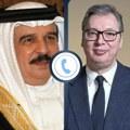 Vučić sa kraljem Bahreina: Srbija snažno podržava smirivanje tenzija na Bliskom istoku