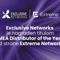 Exclusive Networks proglašen za „EMEA distributera godine” od strane Extreme Networks