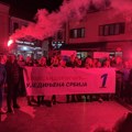 Pristalice SNS-a okupile se u Ivanjici uoči parlamentarnih izbora (VIDEO)