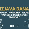 Izjava dana: „Najveći kompliment je kada vam neko kaže da ste se promenili“