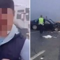"Udario me kamiom, samo jako brate"! Vozač BMW krvav izašao iz auta, usledio šok snimak! Ludilo kod Umke