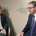 Vučić se sastao sa predsednicom EBRD-a u Davosu