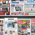 Naslovne strane sutrašnjih novina: Prelistavanje štampe za subotu, 30. maj 2026. godine