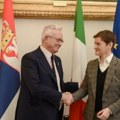 Brnabićeva počela posetu Italiji: Sastala se sa Đulijom Tremontijem