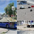 Pogledajte jezive fotografije nakon nesreće u Batajnici! Motociklista poginuo nakon sudara sa "golfom", odleteo 30 metara, krv…