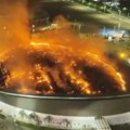Застрашујући кадрови из Рио де Жанеира: Ватра прогутала кров олимпијске дворане!