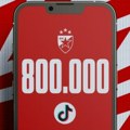 TikTok Crvene zvezde najpraćenija sportska društvena mreža na Balkanu