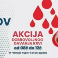 Crveni krst Zrenjanin: Sutra u utorak nova akcija dobrovoljnog davanja krvi na TF “Mihajlo Pupin” Crveni krst Zrenjanina