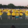 Budući prvaci oduševili vranjance: Na Gradskom stadionu se orilo tokom defilea, održali i nastup