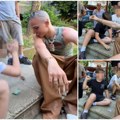 Vojaž ispred zgrade s decom tapkao sličice! Treper uhvaćen u blokovima u neočekivanom izdanju, fotke će vas oduševiti…