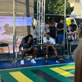 NBA asovi posetili Beograd, pratili finale državnog prvenstva FOTO