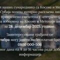 Upućen poziv interno raseljenim Srbima da glasaju na izborima na KiM VIDEO