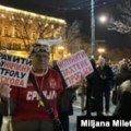 Protestna šetnja od RIK-a do studentske blokade u Beogradu