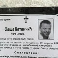 Porodica neutešna nakon smrti Saše Katančića: Među ožalošćenima na umrlici supruga sa decom, otac Ivan i sestra sa porodicom…