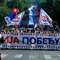 Skup „Srbija jedna porodica“: Razvijena najveća srpska zastava do sada - duga više od 500 metara