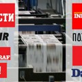 Naslovne strane dnevne štampe za subotu, 3. maj