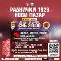 VODIMO VAS NA FUDBALSKU UTAKMICU RADNIČKI 1923 – NOVI PAZAR