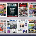 Naslovne strane sutrašnjih novina: Prelistavanje štampe za petak, 26. septembar 2025. godine